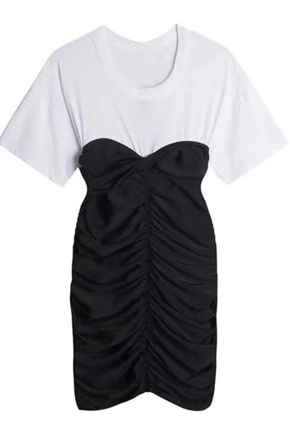 Split decisions dress (WHITE)