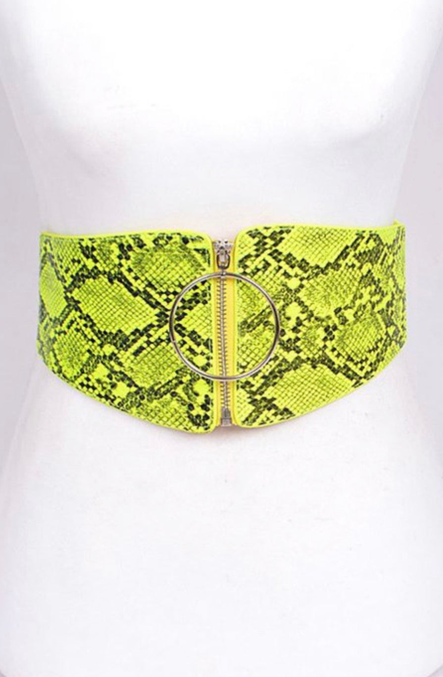 Snakeskin Corset belt (slime edition)